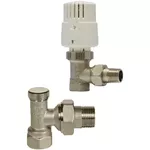 Запорная арматура E.C.A. Set robineti radiator (tur+cap termostat+retur) 1/2