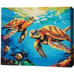 Картина по номерам BrushMe RMG0010FC 30x40сm (fără cutie) Țestoase marine