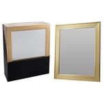 Зеркало для ванной Promstore 56400 Oglinda de perete 60x50x2.2cm, rama aurie