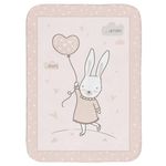 Комплект подушек и одеял Kikka Boo 31103020132 Plapuma super moale Rabbits in Love, 110x140 cm