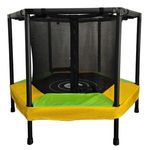 Trambulină New World 61506 Tambulina MSG-1006N d120cm, verde-galben