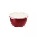 Container alimentare Metalac 51749 эмалированный Bordo 18cm, 2.4l, крышка пластик