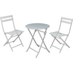 {'ro': 'Mobilier pentru grădină Promstore 57408 Set mobilier 3 unitati: masa + 2 scaune, alb', 'ru': 'Садовая мебель Promstore 57408 Set mobilier 3 unitati: masa + 2 scaune, alb'}