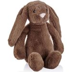 Jucărie de pluș BabyJem 730 Jucarie din plus pentru copii The Bestie Bunny Maro inchis, 35 cm
