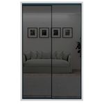 Шкаф Bayro Parma Graphite 1400x2250x600 белый, купе
