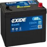 Acumulator auto Exide EXCELL 12V 60Ah 480EN 230x173x222 -/+ (EB604)