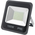 Reflector LED Market SMD 100W, 4000K, Black