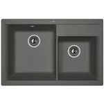 Chiuvetă bucătărie Florentina Kassi 780 Negru