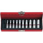 Набор головок, бит, насадок King Tony 2510SR набор 1/4