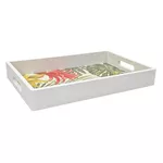 Tavă de bucătărie Tognana 57021 Tava de sevire Tribal Jungle 30x20x4cm, cu manere, din lemn