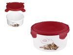 Контейнер для корма Lucky Pet 0.55l, кошки, бордовый