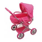 Păpușă Baby Mix 34230 Коляска для кукол розовый горох