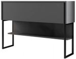 Masă Trendy Luxe, NegruAntracit, 120x80x30cm (GTR005825)