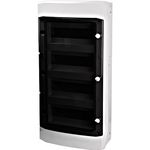 Щиток электрический Schrack Technik BK080205 Распределительный шкаф, степень защиты IP65, 24UH, 2 ряда, с прозрачной дверью IP65, 48UH, 4 ряда с прозрачной дверцей