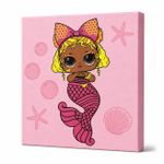 Картина по номерам Ideyka (KHO6265) L.O.L. Surprise! Mermaids Queen Bee, 40х40
