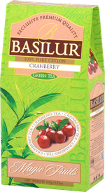 Ceai verde Basilur Magic Fruits, Cranberry, 100 g
