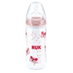 Бутылочка NUK FC c силиконовой соской 300 мл (0-6 мес) розовая