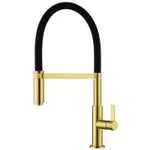 Bateria bucătărie Helika-AquaSanita 7003-G COLOS Gold+black silicon hose