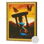 Tablou pe numere Art Gallery GA84603 Mozaic cu diamante 40x50cm Curgerea timpului