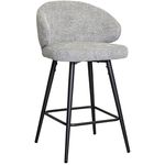 Scaun de bar Deco Bar Aria Grey