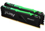 16GB DDR4-4600MHz  Kingston FURY Renegade RGB (Kit of 2x8GB) (KF446C19RBAK2/16), CL19, 1.5V, Black