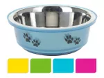 Castron pentru animale Pets 0.35l, 14cm, antiderapanta, albastru, inox