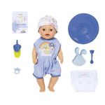 Кукла Zapf 827338 интерактивная BABY born Малыш 36см Soft touch. c аксессуарами