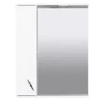 Зеркало для ванной Bayro Dalas 650x750 левый белый