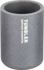 Стакан для зубных щёток Bisk 07780 DAKAR gri