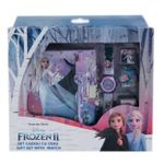 Carnet Disney FZZ4910 Set cadou cu ceas Frozen Fzz