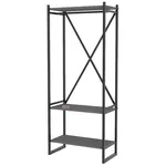 Cuier pentru haine Bofigo Antreu, 66x35x160 cm, Antracit (21-15-08)