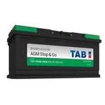 Автомобильный аккумулятор TAB AGM Stop&Go 105Ah 950EN 394x175x190 -/+ (L6 AGM)