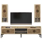 Тумба напольная для TV Trendy Samba, Stejar 180x52x35cm