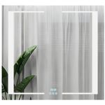 Oglindă baie Bayro Sirius 900x800 LED 3C touch c подогревом, часами и термометром