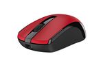 Wireless Mouse Genius ECO-8100, Optical, 800-1600 dpi, 3 buttons, Ambidextrous, Rechar., Red