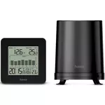 Stație meteorologică Hama 222220 Mykonos Weather Station with Pluviometer / Outdoor Sensor, Radio, Alarm C