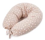 Pernă pentru gravide și mame care alăptează Veres VR 301.09 Подушка для кормления Smiling animals beige (165x70)