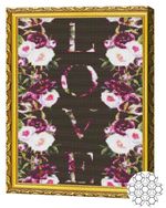 Картина по номерам Art Gallery GA84566 Mozaic cu diamante 40x50cm Poster LOVE