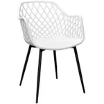 Стул Deco SL-7019 White+Black Leg