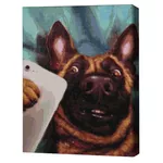 Картина по номерам BrushMe DBS1209FC 40x50 сm (fără cutie) – Selfie Charlie, Lucia Heffernan