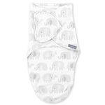 Аксессуар для пеленания Bright Starts 17261-053 Ingenuity Swaddle Me Scribble Elephant Monogram (0-3 luni)