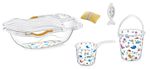 Set pentru baie BabyJem White, 6 unitati