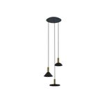 8030 Suspensie HERMANOS III black/solid brass