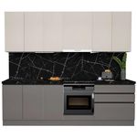 Мебель для кухни ArtFlame GOLA Cream/Stone Grey (2.6 m.l.)
