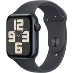Смарт часы Apple Watch SE 2024 GPS 44mm Midnight Aluminium Case with Midnight Sport Band - M/L MXEK3