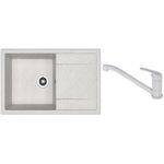 Мойка кухонная со смесителем Dr.Gans Techno 860 + SanDonna F 1066 gri