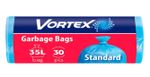 Vortex Пакеты для мусора 50*60, 35л, 30 шт, синие