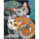 Картина по номерам Strateg 58115 Pisici viclene 40x50cm