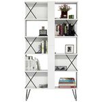 Raft de birou Trendy Extra, Alb 90x167x22cm, raft de carti