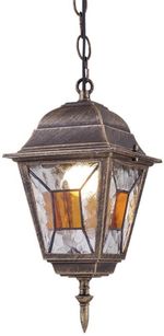 Aplică exterior Vivalux VIV004229 de gradina MURANO, suspendat, E27, alama antica